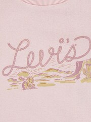 Levi's Pink Baby Logo Blouson Sleeve Top & Leggings Set - Image 4 of 4