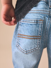 Denim ya Bluu nyepesi - Comfort Stretch Jeans (3miezi-7miaka) - Picha 4 kati ya 4