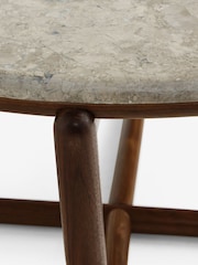 MADE.COM Walnut and Marble Everett Coffee Table - Image 6 of 6