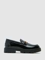 Schuh Lex Snaffle Black Loafers - Image 1 of 4