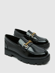 Schuh Lex Snaffle Black Loafers - Image 3 of 4