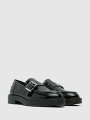Schuh Lilac Buckle Black Shoes - Image 2 of 4