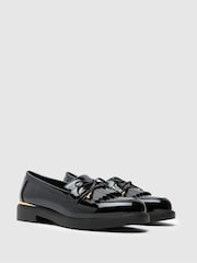Schuh Lillia Hardware Black Loafers - Image 2 of 4