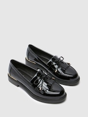 Schuh Lillia Hardware Black Loafers - Image 3 of 4