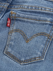 Levi's® White Baby Crochet Logo Top & Jeans 2 Piece Set - Image 3 of 7