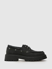 Schuh Lowen Chunky Boat Black Shoes - Image 1 of 4