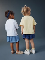 أزرق - حزمة من 2 شورت دنيم سهل الارتداء (3 شهور - 10 سنوات) - Image 3 of 9