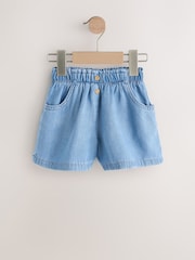 Mid Blue Denim Soft Denim Shorts (3mths-10yrs) - Image 5 of 9