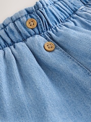 Mid Blue Denim Soft Denim Shorts (3mths-10yrs) - Image 7 of 9