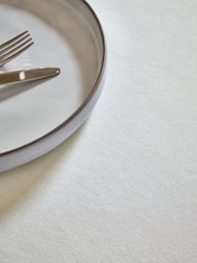 White Cotton Table Cloth - Image 2 of 4