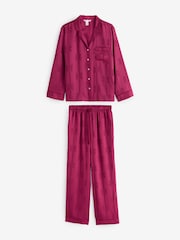 Victoria's Secret Red Lacquer Bows Satin Long Pyjamas Set - Image 1 of 5