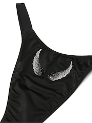 Victoria's Secret Black Brazilian Angel Shine Strap Knickers - Image 4 of 4
