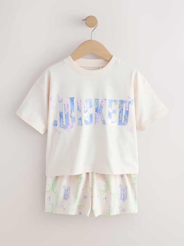 Lilac/Ecru Wicked Short Pyjamas (6-16yrs) - Image 1 of 4