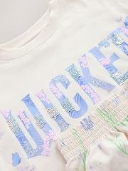 Lilac/Ecru Wicked Short Pyjamas (6-16yrs) - Image 4 of 4