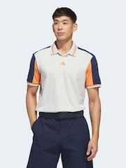 Adidas Golf Grey Beyond Vent Twistknit Polo Shirt - Image 1 of 6
