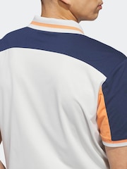 Adidas Golf Grey Beyond Vent Twistknit Polo Shirt - Image 3 of 6