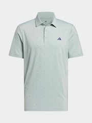 Sage Green Ultimate 365 Essence Print Climacool Polo Shirt - Image 6 of 6