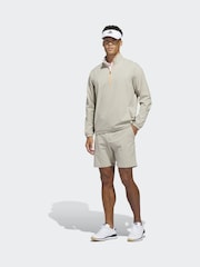 adidas Golf Beige Ultimate 365 Set Woven Quarter-Zip Sweatshirt - Image 6 of 7