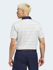 adidas Golf Chalk White Originals Archive Stripe Polo Shirt - Image 2 of 7