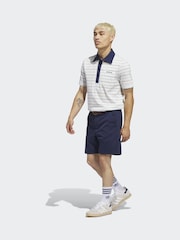 adidas Golf Chalk White Originals Archive Stripe Polo Shirt - Image 3 of 7