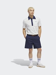 adidas Golf Chalk White Originals Archive Stripe Polo Shirt - Image 6 of 7