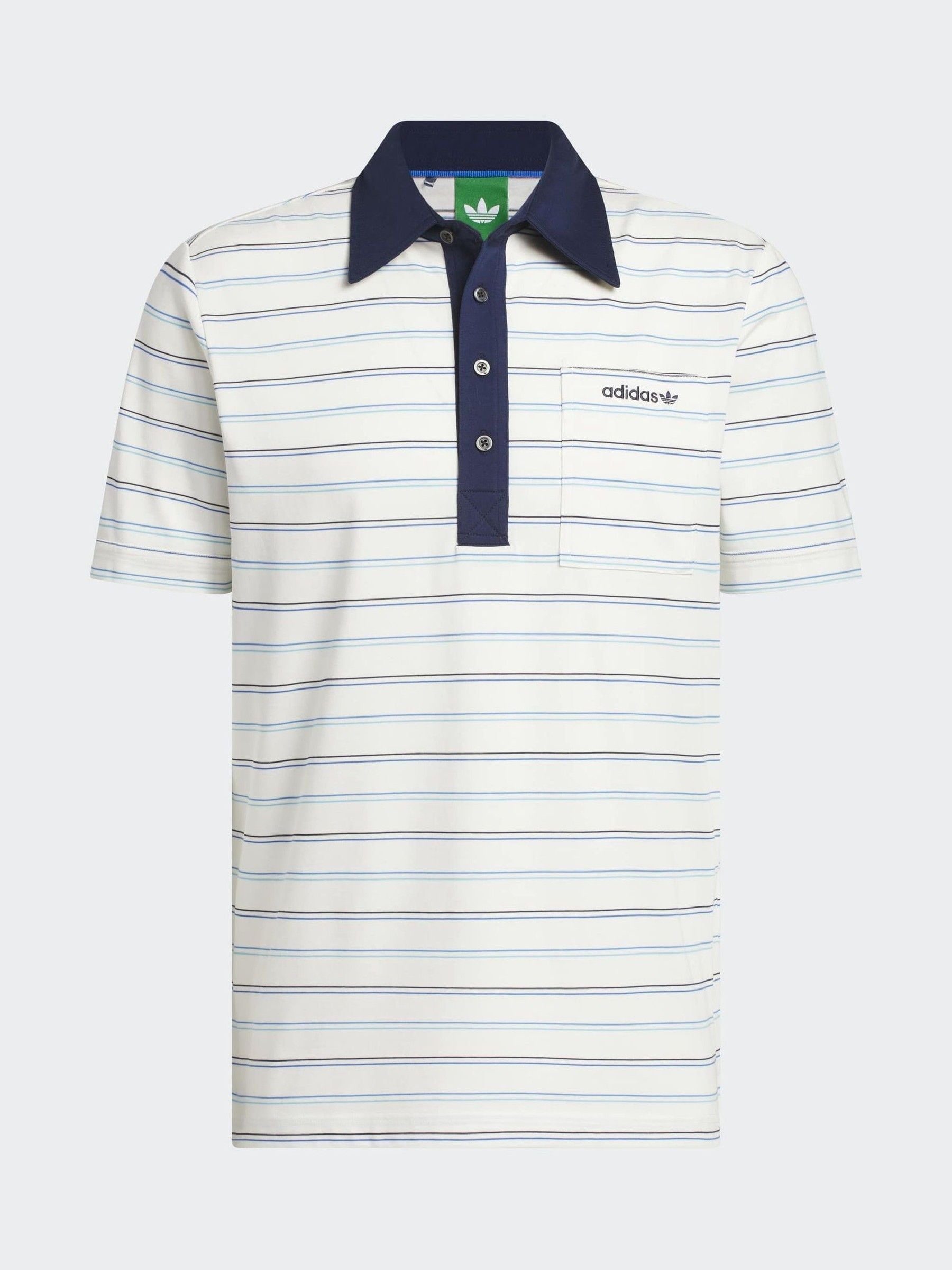 Buy adidas Golf Chalk White Originals Archive Stripe Polo Shirt