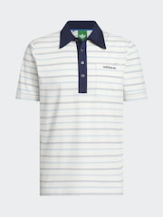 adidas Golf Chalk White Originals Archive Stripe Polo Shirt - Image 7 of 7