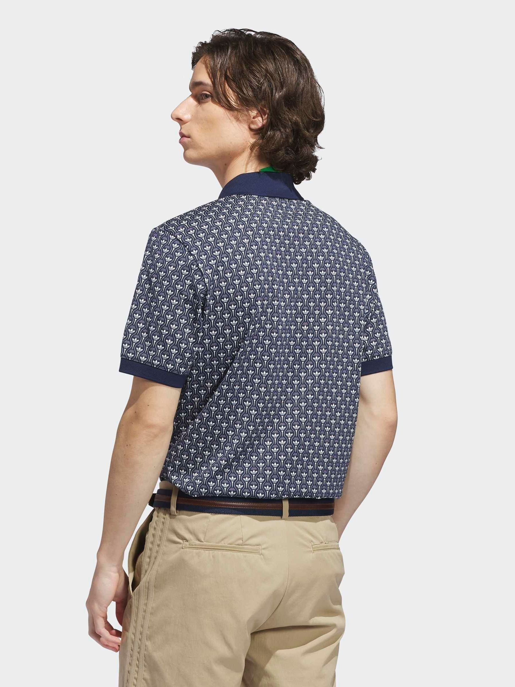 Comprar Camisa polo adidas Golf Originals com estampa Trefoil por