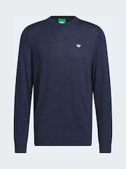 adidas Golf Navy Originals Cashmere Sweatshirt - Image 7 of 7