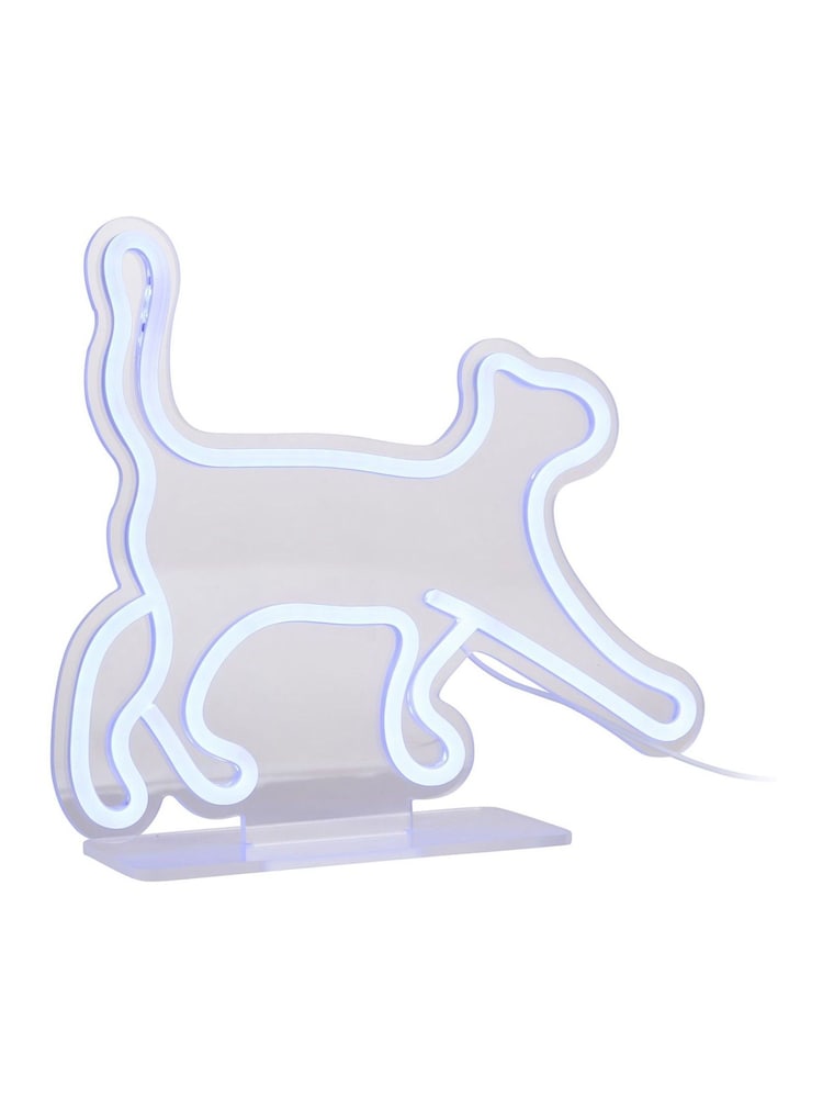 Leitmotiv Blue Neon Walking Cat Light - Image 2 of 2