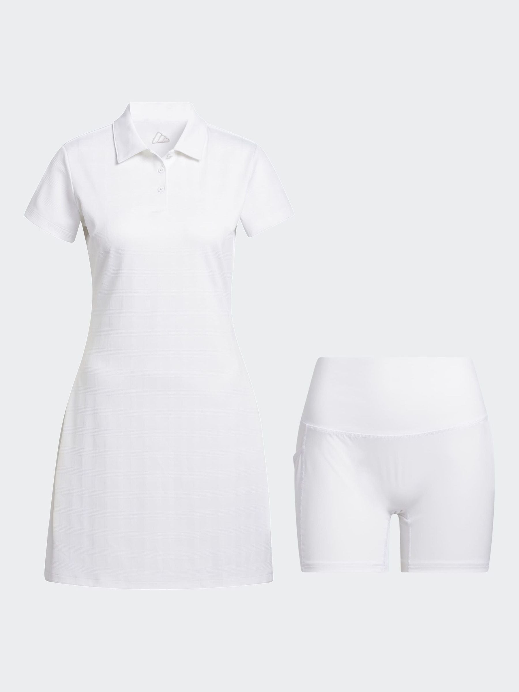 Buy adidas Golf White Ultimate 365+ Jacquard Dress from Next USA