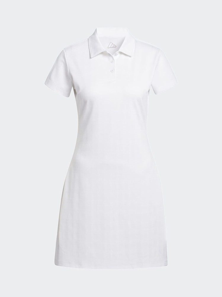 adidas Golf White Ultimate 365+ Jacquard Dress - Image 9 of 9 adidas Golf White Ultimate 365+ Jacquard Dress - Image 9 of 9