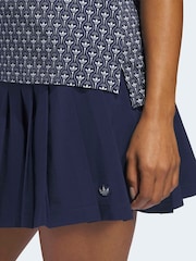 adidas Golf Navy/White Originals All-Over Trefoil Polo Shirt - Image 5 of 6