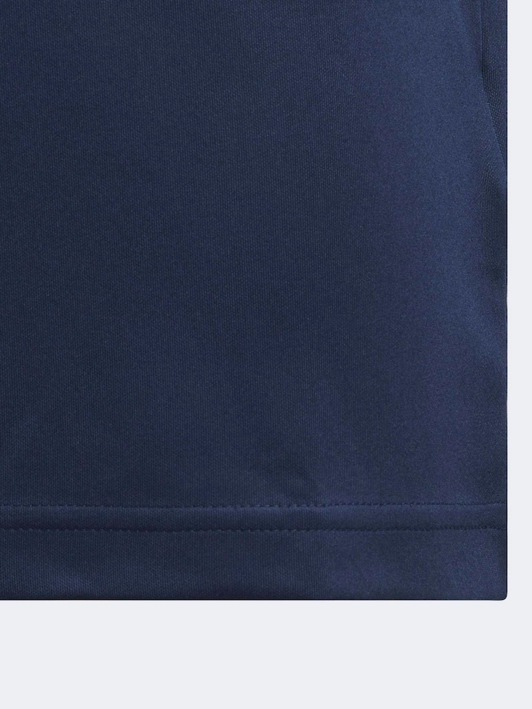 adidas Golf Navy Performance Short Sleeve Polo Shirt - Image 5 of 5