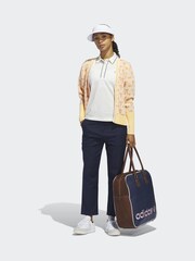 Adidas Golf Yellow Originals All Over Cardigan - Image 3 of 6