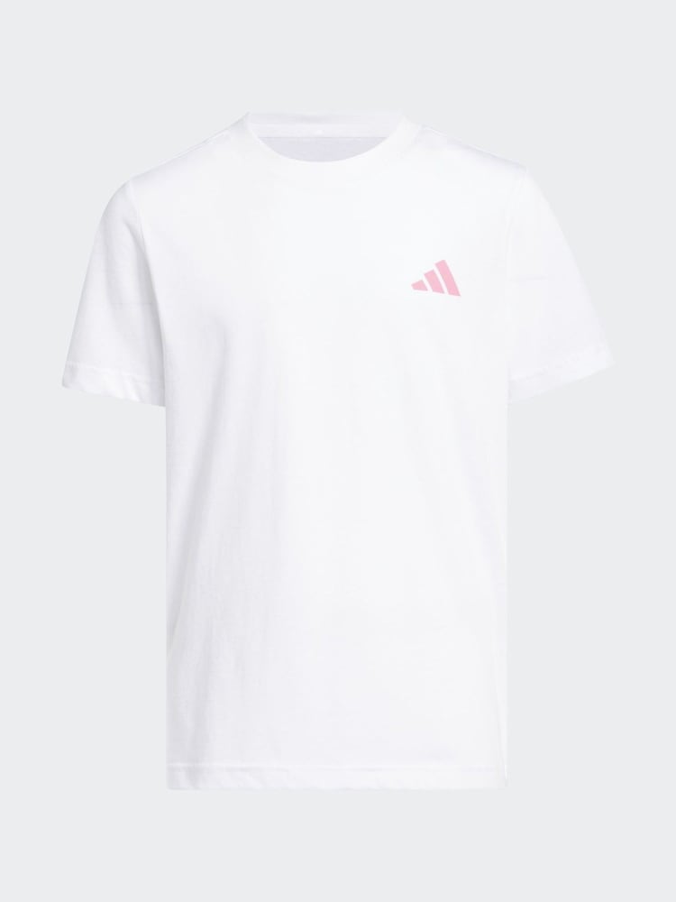adidas Golf White Unisex Juniors Graphic T-Shirt - Image 1 of 5