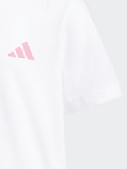 adidas Golf White Unisex Juniors Graphic T-Shirt - Image 3 of 5