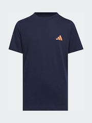 adidas Golf Navy Unisex Juniors Graphic T-Shirt - Image 1 of 5