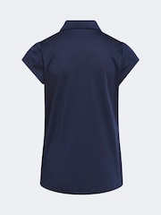 adidas Golf Navy Performance Short Sleeve Polo Shirt - Image 2 of 5