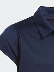 adidas Golf Navy Performance Short Sleeve Polo Shirt - Image 4 of 5