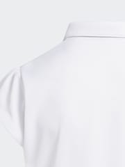 adidas Golf White Performance Short Sleeve Polo Shirt - Image 5 of 5