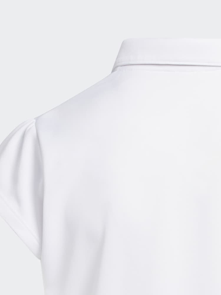 adidas Golf White Performance Short Sleeve Polo Shirt - Image 5 of 5