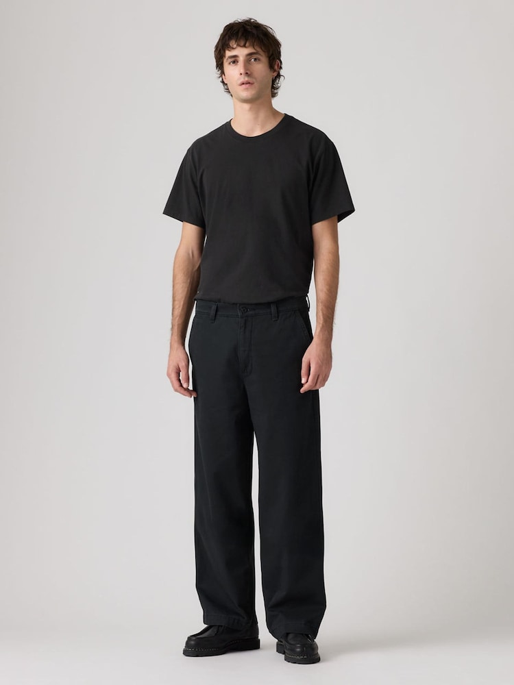 Levi's® Mineral Black XX Chino Baggy Trousers - Image 1 of 6 Levi's® Mineral Black XX Chino Baggy Trousers - Image 1 of 6