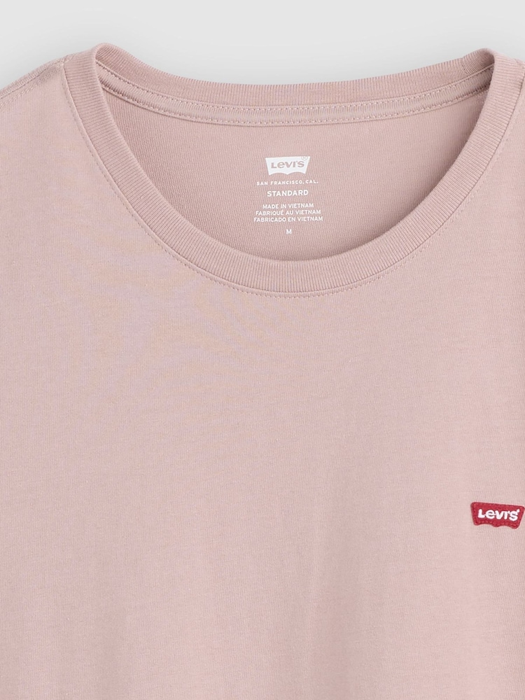 Rose des bois - Levi's® Col rond 100% Coton Original Housemark T-shirt - Image 5 de 5