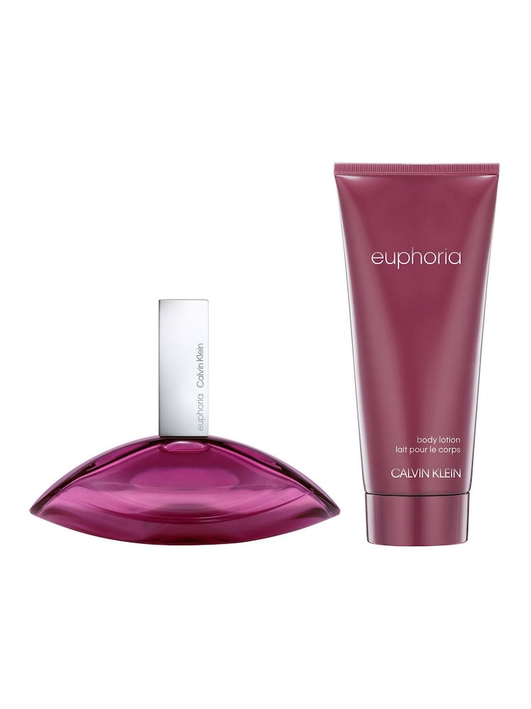 Calvin Klein Euphoria Eau de Parfum for Women and Body Lotion Duo 50ml Gift Set - Image 2 of 6 Calvin Klein Euphoria Eau de Parfum for Women and Body Lotion Duo 50ml Gift Set - Image 2 of 6