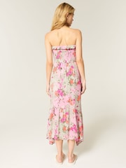 Hollister Green Smocked Strapless Maxi Dress - Image 2 of 4