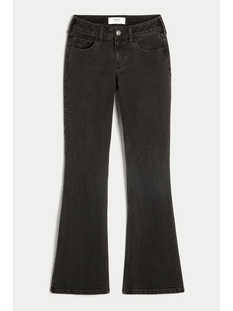 Hollister Low Rise Bootleg Black Jeans - Image 2 of 8