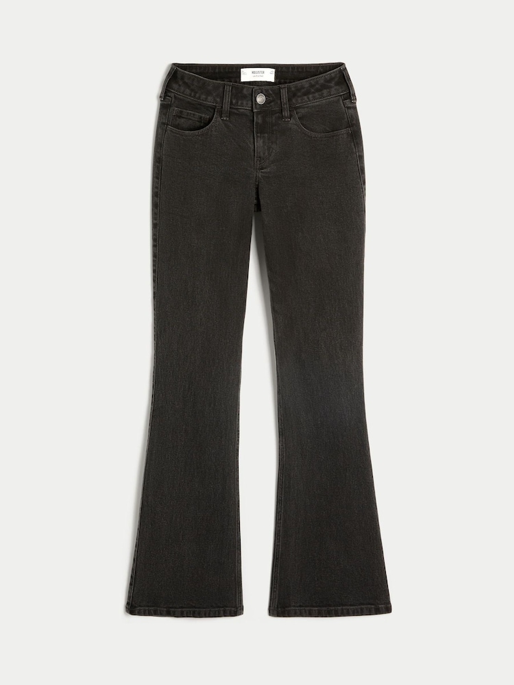 Hollister Low Rise Bootleg Black Jeans - Imagem 4 de 4