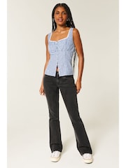 Hollister Low Rise Bootleg Black Jeans - Image 4 of 8
