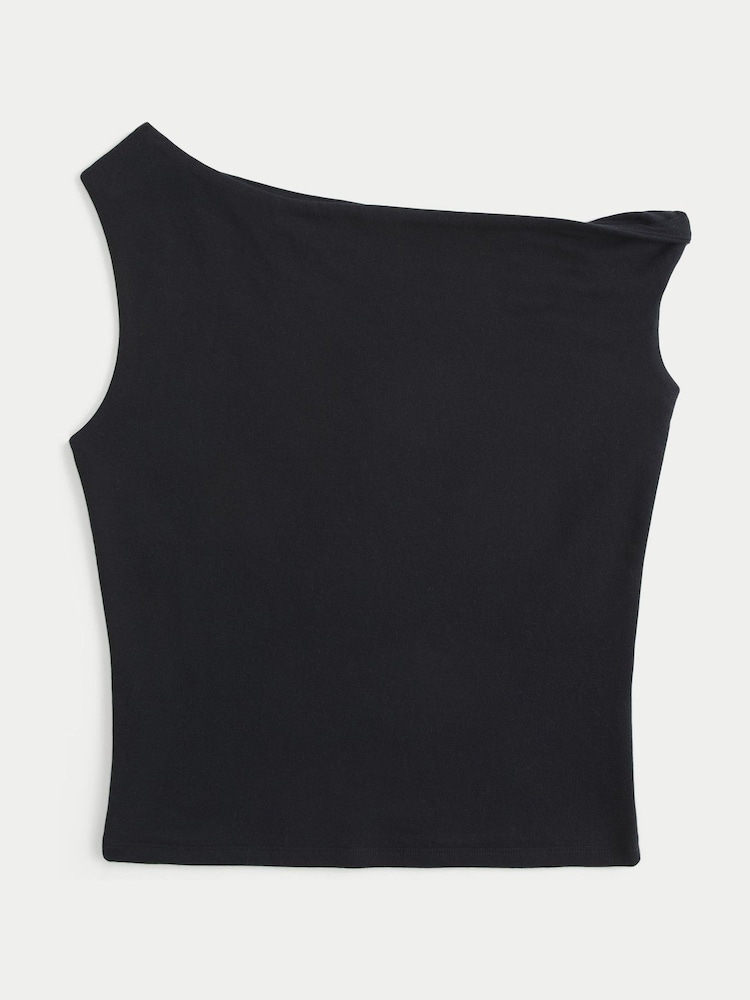 Denim white - Blusa sem mangas Hollister Aysmetric Off Shoulder - Imagem 1 de 1